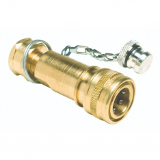 MSA 470194, SOCKET ASSEMBLY, FEMALE, QUICK DISCONNECT, FOSTER, BRASS